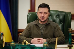 Tổng thống Ukraine Zelensky.