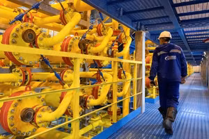 Tập đoàn năng lượng Nga Gazprom cung cấp hơn một phần ba nhu cầu khí đốt của châu Âu (ảnh: Bloomberg)