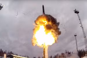 Một vụ thử tên lửa Nga.