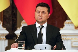 Tổng thống Ukraine Zelensky.