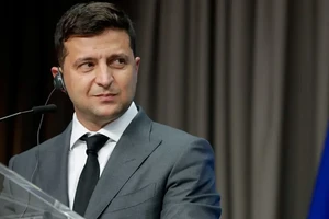 Tổng thống Ukraine Vladimir Zelensky. 