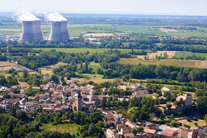 Lò phản ứng hạt nhân ở Pháp.