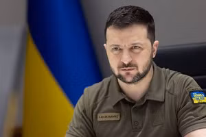 Tổng thống Ukraine Zelensky.
