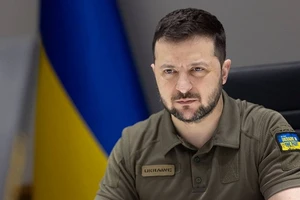 Tổng thống Ukraine Zelensky.