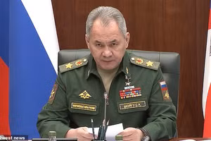 Bộ trưởng Quốc phòng Nga Sergey Shoigu.