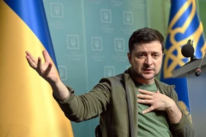 Tổng thống Ukraine Zelensky.