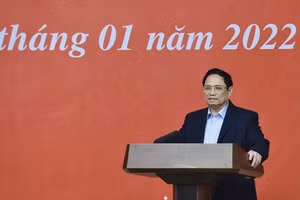 Thủ tướng Phạm Minh Chính: Việc xây dựng thành công Cơ sở dữ liệu quốc gia về dân cư và hệ thống sản xuất, cấp và quản lý căn cước công dân đã góp phần thúc đẩy xây dựng Chính phủ điện tử, Chính phủ số, kinh tế số, xã hội số. Ảnh: VGP/Nhật Bắc.