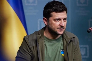 Tổng thống Ukraine Zelensky.