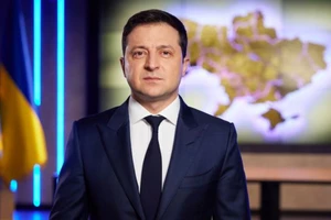 Tổng thống Ukraine Zelensky.