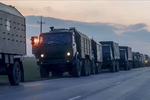 Đoàn xe của Nga.