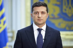 Tổng thống Ukraine Zelensky.