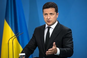 Tổng thống Ukraine Zelensky.