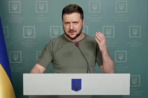 Tổng thống Ukraine Zelensky.