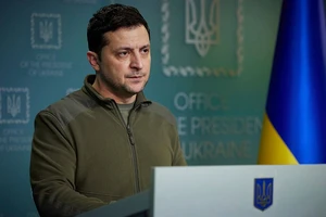 Tổng thống Ukraine Zelensky.