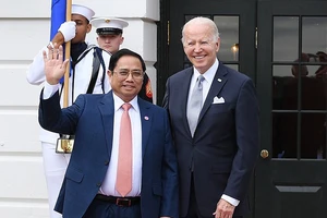 Thủ tướng Phạm Minh Chính và Tổng thống Hoa Kỳ Joe Biden - Ảnh: VGP/Nhật Bắc 