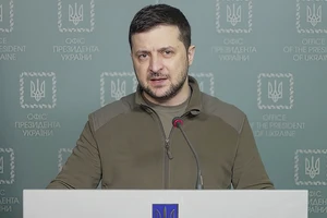 Tổng thống Ukraine Zelensky.