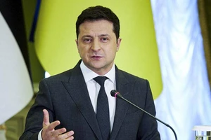 Tổng thống Ukraine Zelensky.