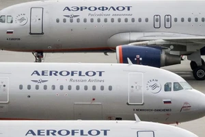 Hãng hàng không Aeroflot của Nga.