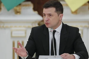 Tổng thống Ukraine Zelensky.