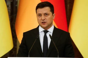 Tổng thống Ukraine Zelensky.