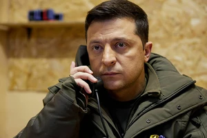 Tổng thống Ukraine Vladimir Zelensky.