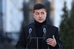 Tổng thống Ukraine Zelensky.