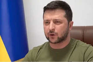 Tổng thống Ukraine Zelensky.