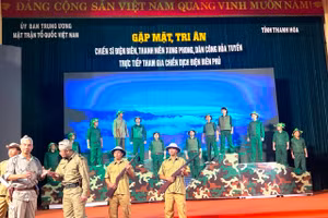 Một hoạt cảnh trong chương trình nghệ thuật sẽ được biểu diễn tại buổi lễ. (Ảnh: Trịnh Trọng Nam)