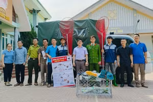 Xã Trung Sơn (huyện Quan Hóa, Thanh Hóa) thành lập đội tuyên truyền, phòng chống dịch bệnh dại. (Ảnh: H.Ng).