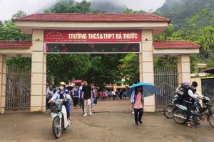 Trường THCS&THPT Bá Thước, Thanh Hóa. (Ảnh: Thế Lượng)