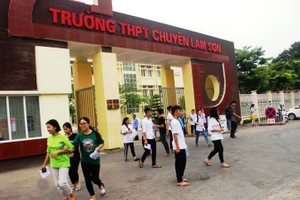 Trường THPT chuyên Lam Sơn (Thanh Hóa). Ảnh: TL