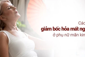 Bốc hỏa mất ngủ là hiện tượng thượng gặp ở phụ nữ mãn kinh