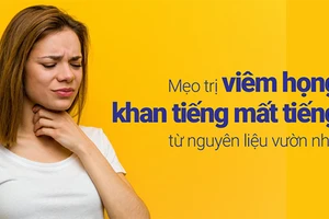 Tìm ra cách trị viêm họng khan tiếng