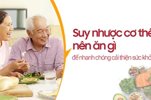 Cần bổ sung đầy đủ chất dinh dưỡng khi bị suy nhược cơ thể