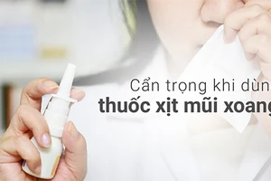 Dùng thuốc xịt mũi xoang có thể gây ra vài tác dụng phụ