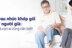 Đau nhức khớp gối ở người già là tình trạng phổ biến