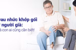 Đau nhức khớp gối ở người già là tình trạng phổ biến