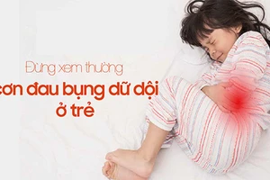 Đau bụng ở trẻ nhỏ là hiện tượng khá thường gặp