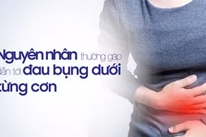 "Vạch trần" các nguyên nhân thường gặp dẫn tới đau bụng dưới từng cơn