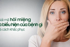 Hôi miệng là biểu hiện của nhiều bệnh lý phức tạp