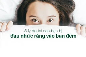 Đau nhức răng trầm trọng hơn vào ban đêm