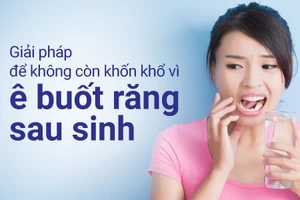 Ê buốt răng sau sinh là tình trạng thường gặp ở chị em