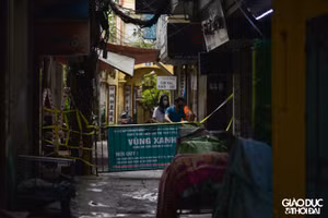 Những con ngõ " vùng xanh" nhỏ trên phố cổ Hà Nội.