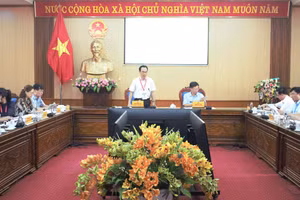 Đoàn công tác của Ban chỉ đạo cấp Quốc gia làm việc với tỉnh Bắc Kạn về công tác chuẩn bị tổ chức Kỳ thi tốt nghiệp THPT năm 2023.