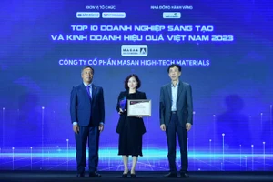 Masan High-Tech Materials được vinh danh Top 10 Doanh nghiệp Sáng tạo và Kinh doanh hiệu quả.