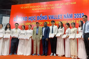 Học bổng Vallet tiếp thêm động lực cho sinh viên Đại học Thái Nguyên.