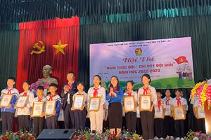 Bắc Kạn sôi nổi hội thi nghi thức Đội và chỉ huy Đội giỏi năm học 2022 - 2023.