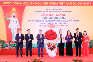 Phân hiệu Đại học Thái Nguyên tại tỉnh Hà Giang khai giảng năm học mới.