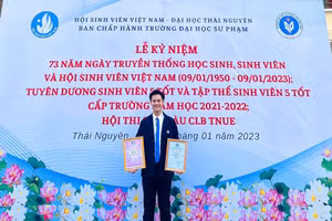 Nam sinh viên người dân tộc Thái sở hữu nhiều thành tích đáng nể,