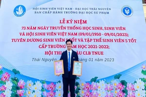 Nam sinh viên người dân tộc Thái sở hữu nhiều thành tích đáng nể,